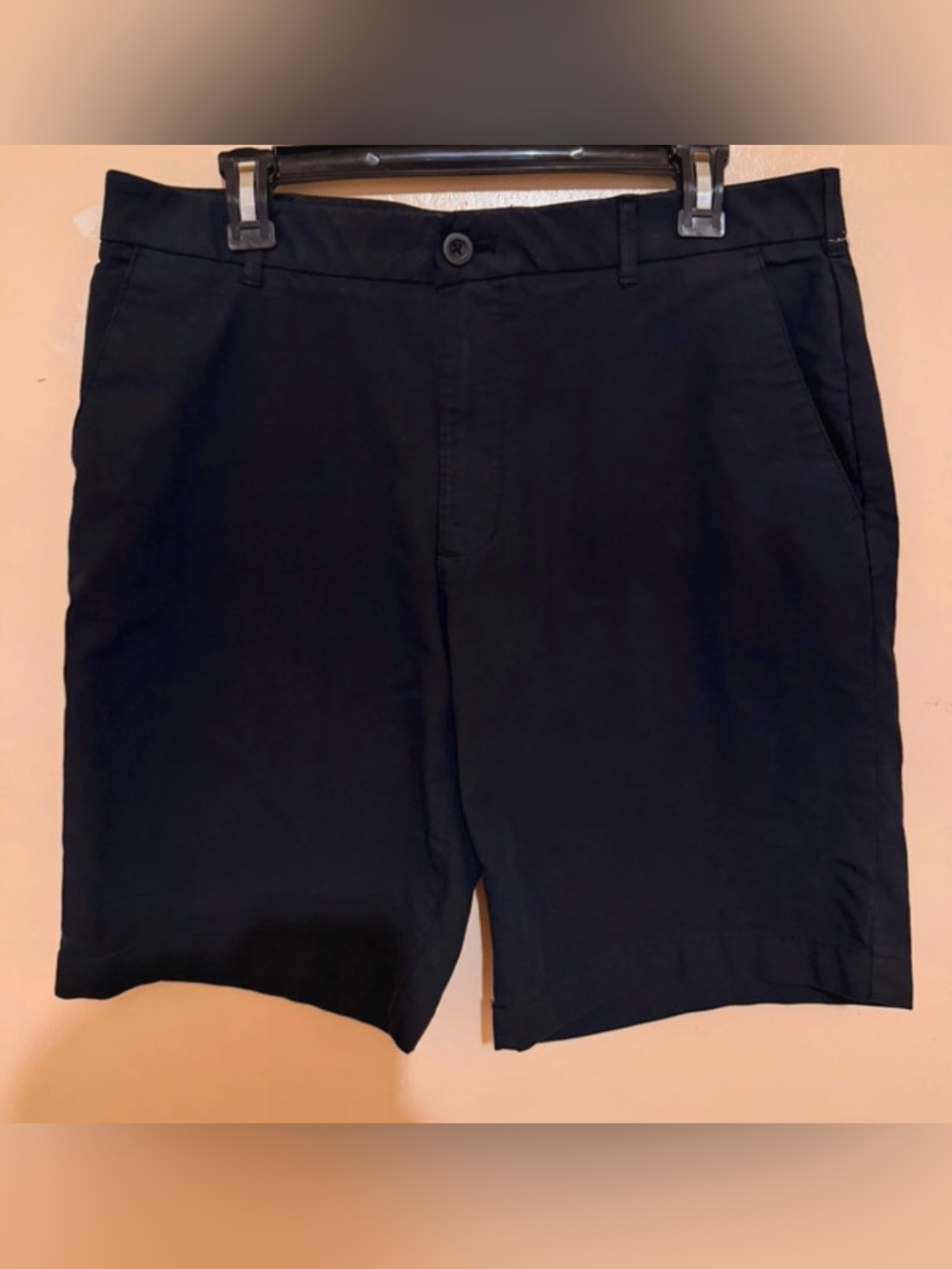 Izod Men's Dark Navy Flat Front Shorts